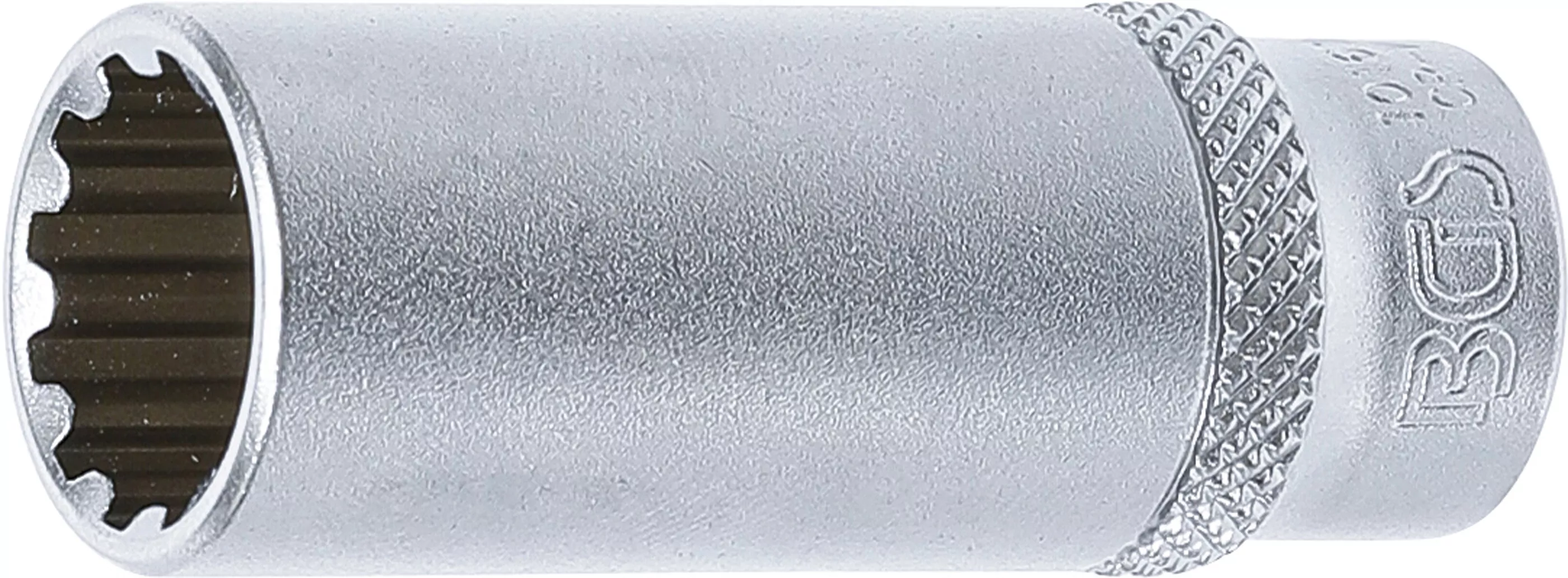 Steckschlüssel-Einsatz Gear Lock, tief | Antrieb Innenvierkant 6,3 mm (1/4") | SW 13 mm