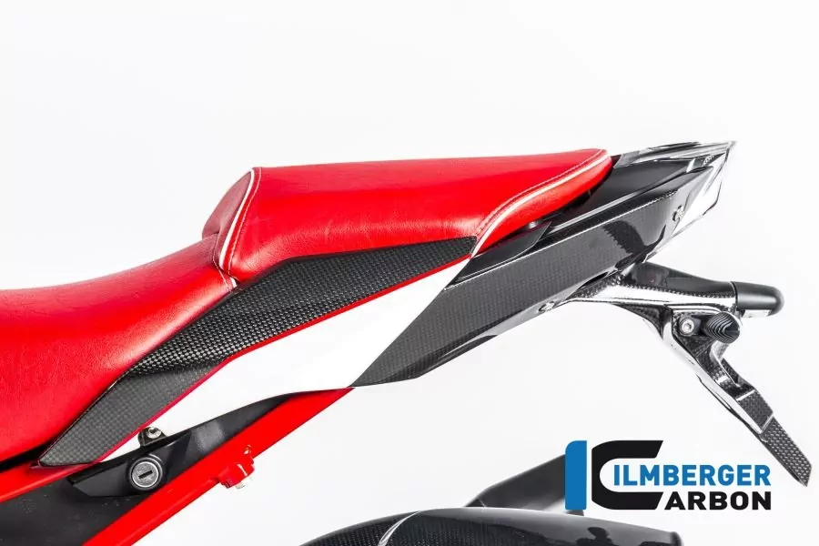 Ilmberger Carbon Seitendeckel am Sitz links Carbon