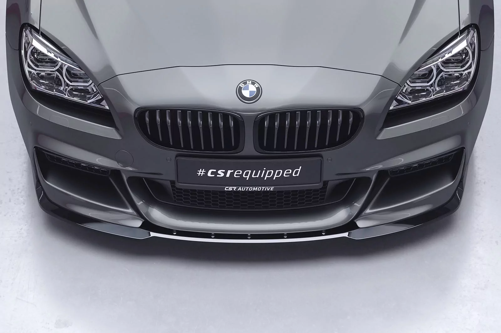 Cup-Spoilerlippe mit ABE für BMW 6er F12/F13/F06 CSL598 Schwarz Strukturiert