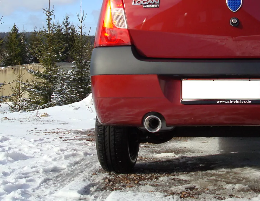 Dacia Logan Limousine Benzin  Endschalldämpfer einseitig - 1x90 Typ 13
