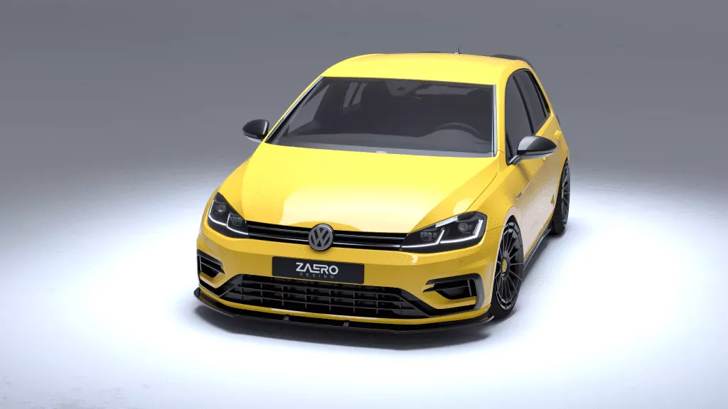 EVO-1 Frontspoiler für VW Golf 7 R (Facelift)