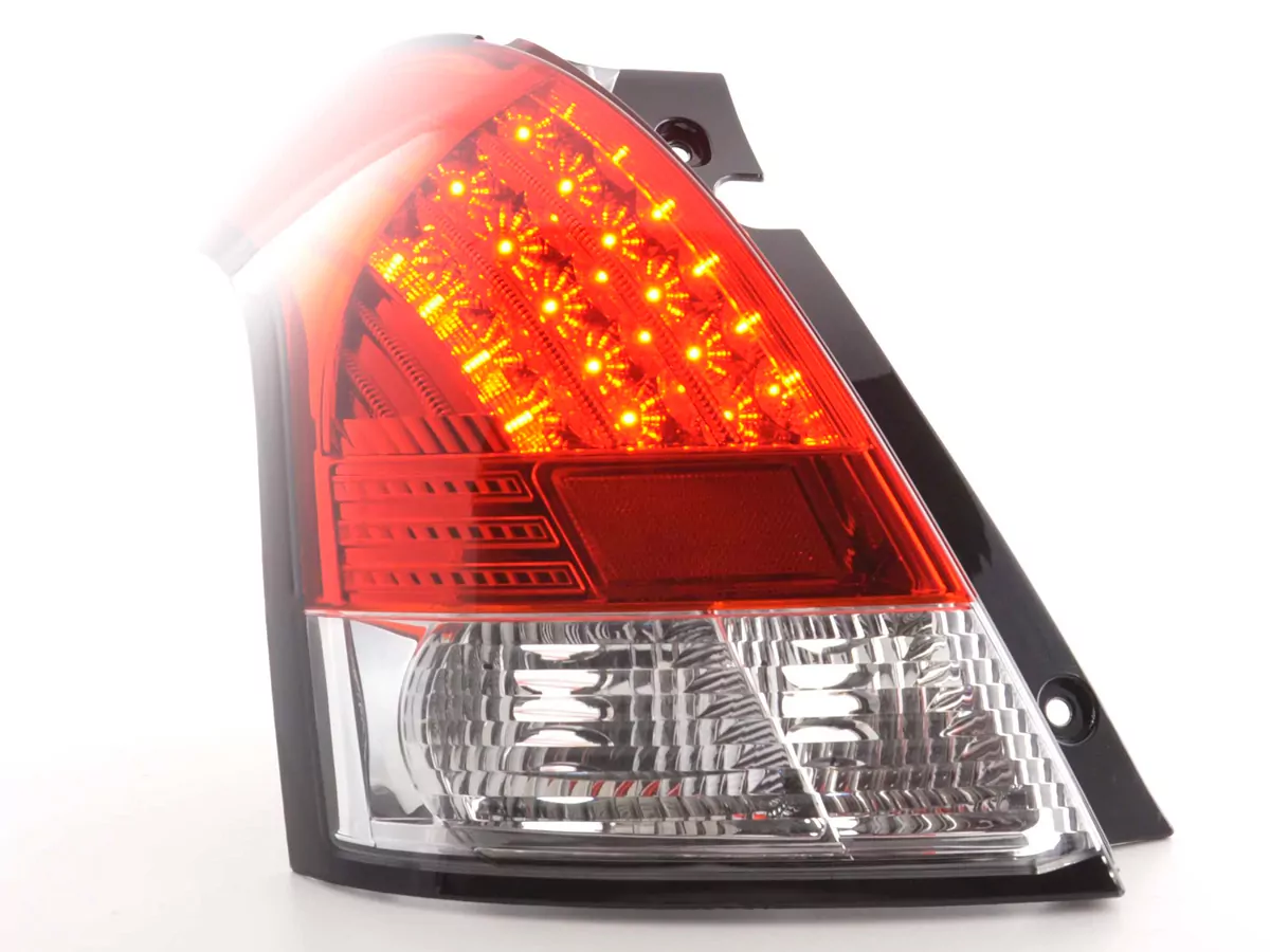 LED Rückleuchten Set Suzuki Swift Typ MZ Bj. 05- klar/rot