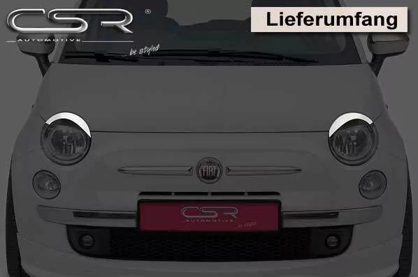 Scheinwerferblenden für Fiat 500 SB187