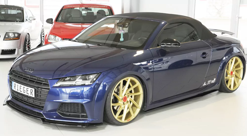 Rieger Spoilerschwert für Audi TT (8J-FV/8S) | Coupé 09.18- (ab Facelift) für orig. S-Line-Frontschürze