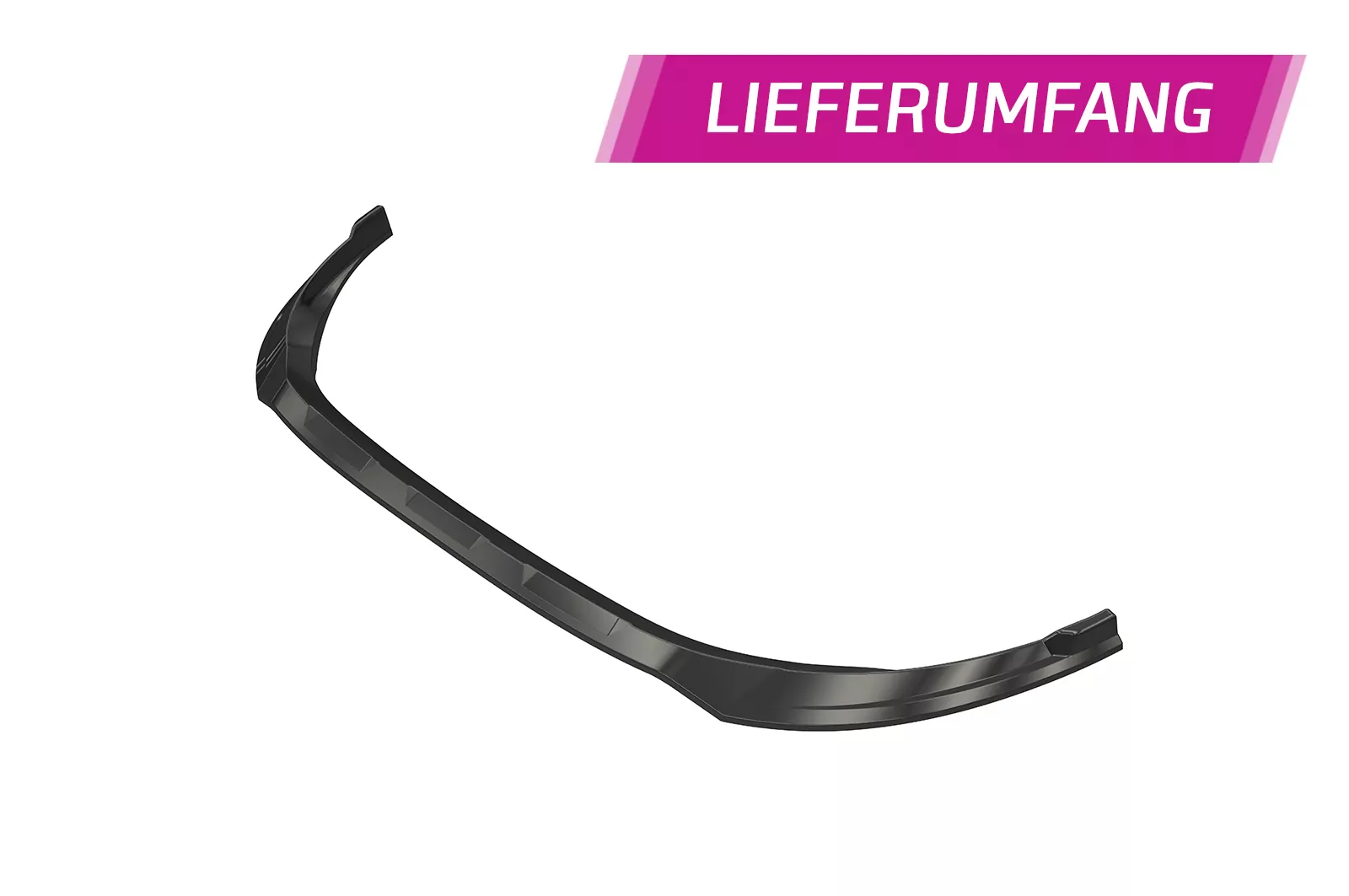 Cup-Spoilerlippe mit ABE für Ford Tourneo Custom Active CSL762 Schwarz Strukturiert