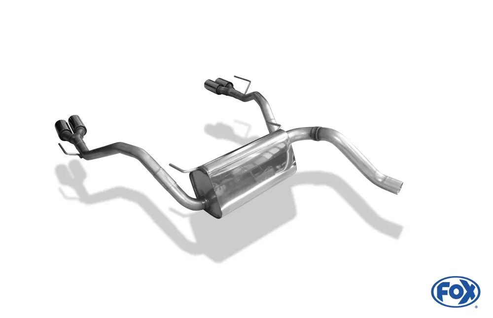 Opel Cascada  Endschalldämpfer quer Ausgang rechts/links - 2x76 Typ 12 rechts/links