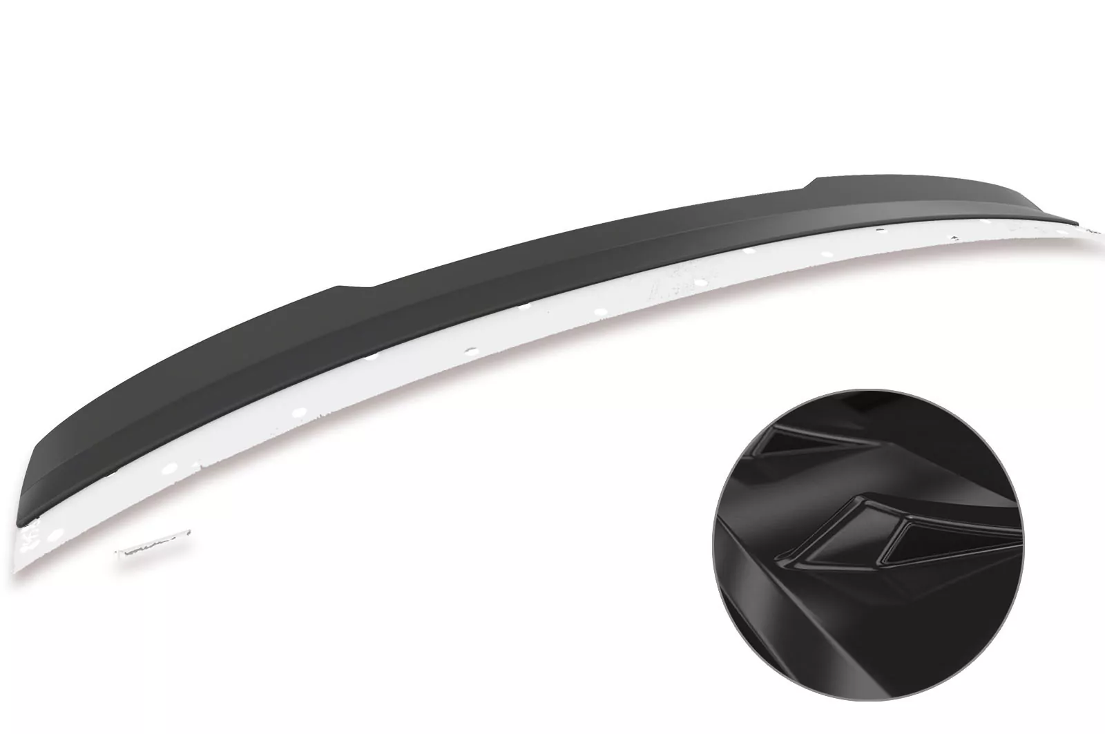 Heckflügel mit ABE für Audi A6 C5 Typ 4B Avant Glossy (schwarz hochglanz)