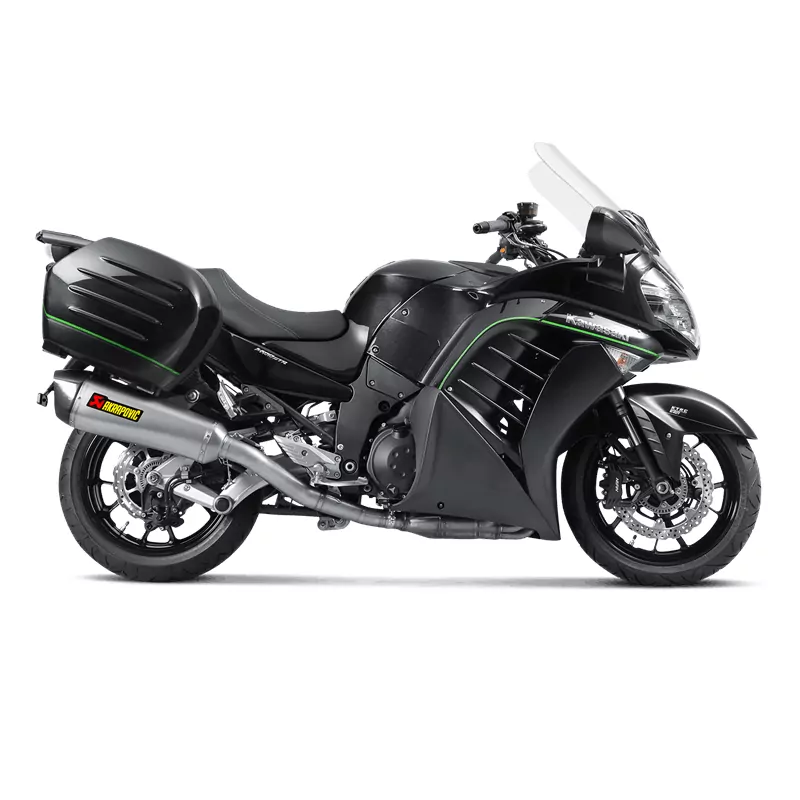 Akrapovic Slip-On Line (Titanium) Auspuff für Kawasaki 1400 GTR Modelljahr 2008-2017