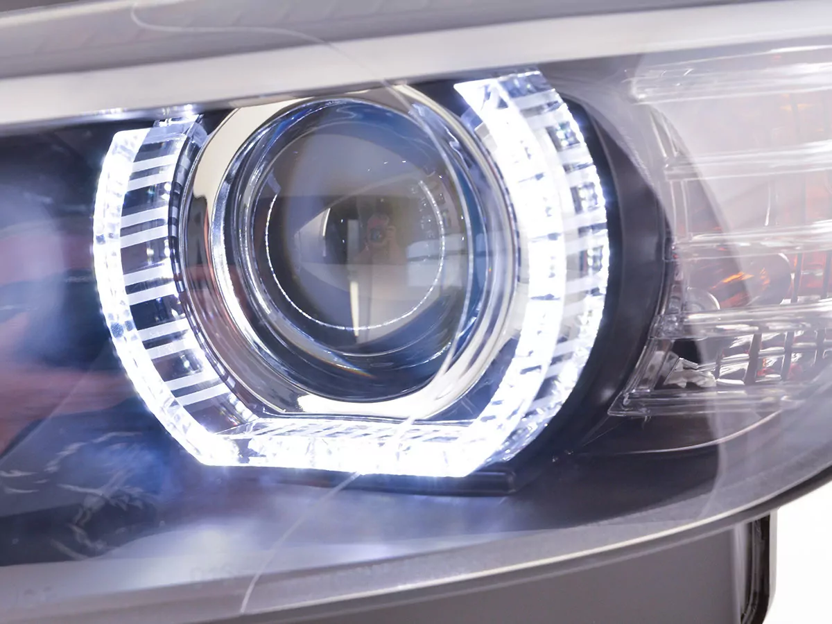 Scheinwerfer Set Xenon Daylight LED Tagfahrlicht BMW 3er E92/E93 Bj. 06-10 schwarz