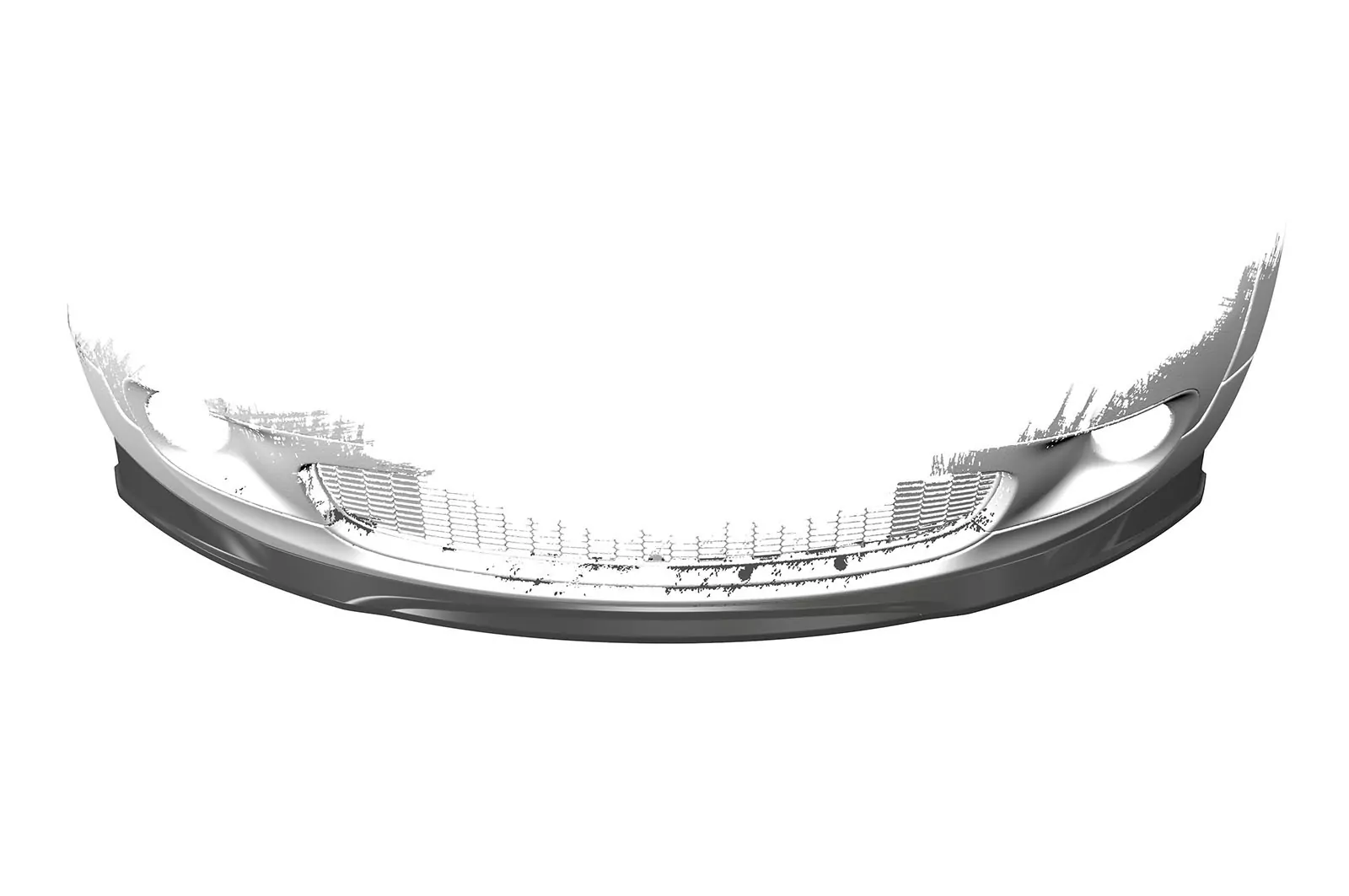 Cup-Spoilerlippe mit ABE für Mini Cooper S R56 CSL512 Schwarz Strukturiert