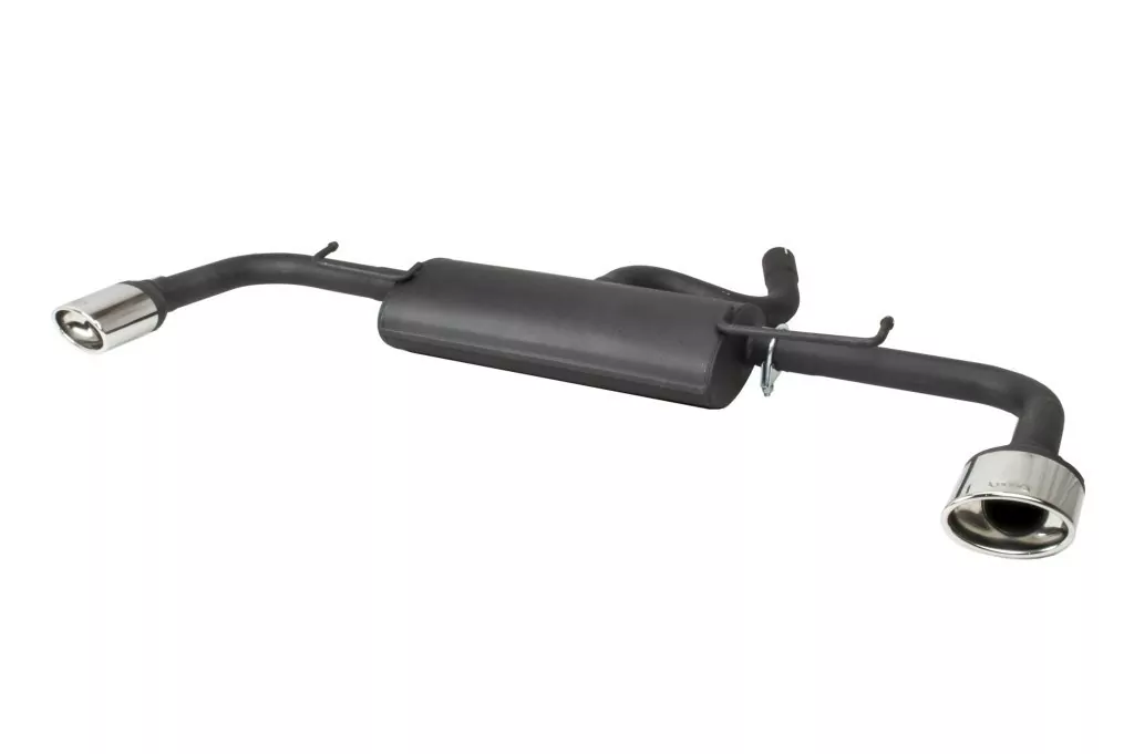 Ulter Sportauspuff für Opel MOKKA X 2012-2019 2 Duplex Endrohre oval 120×80