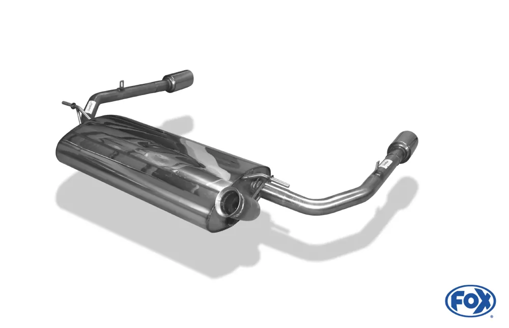 Renault Laguna III Grandtour  Endschalldämpfer Ausgang rechts/links - 1x90 Typ 17 rechts/links
