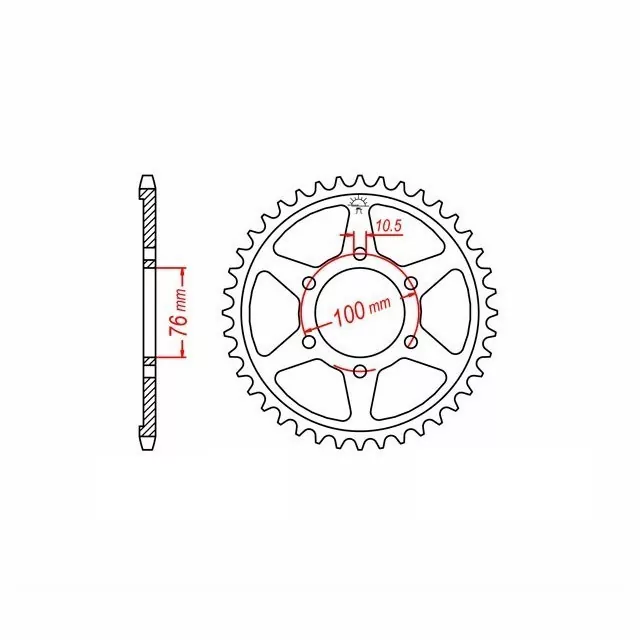 EK-Chain Kettensatz 525 ZVX-3 für Suzuki GSX-8S M3 Modelljahr 2023-2024
