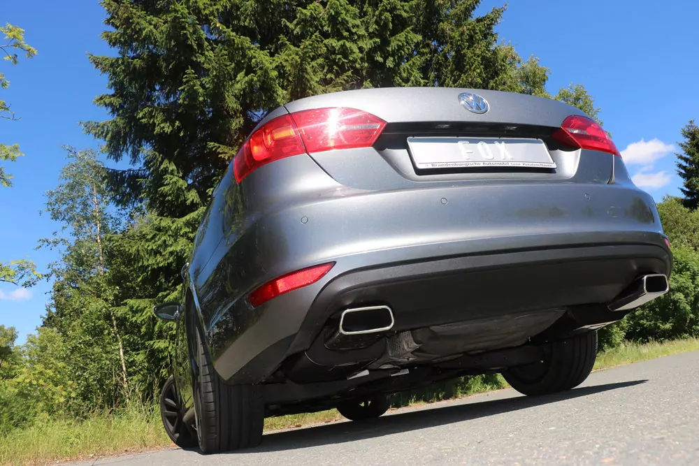 VW Jetta VI  Endschalldämpfer rechts/links - 145x65 Typ 59 rechts/links