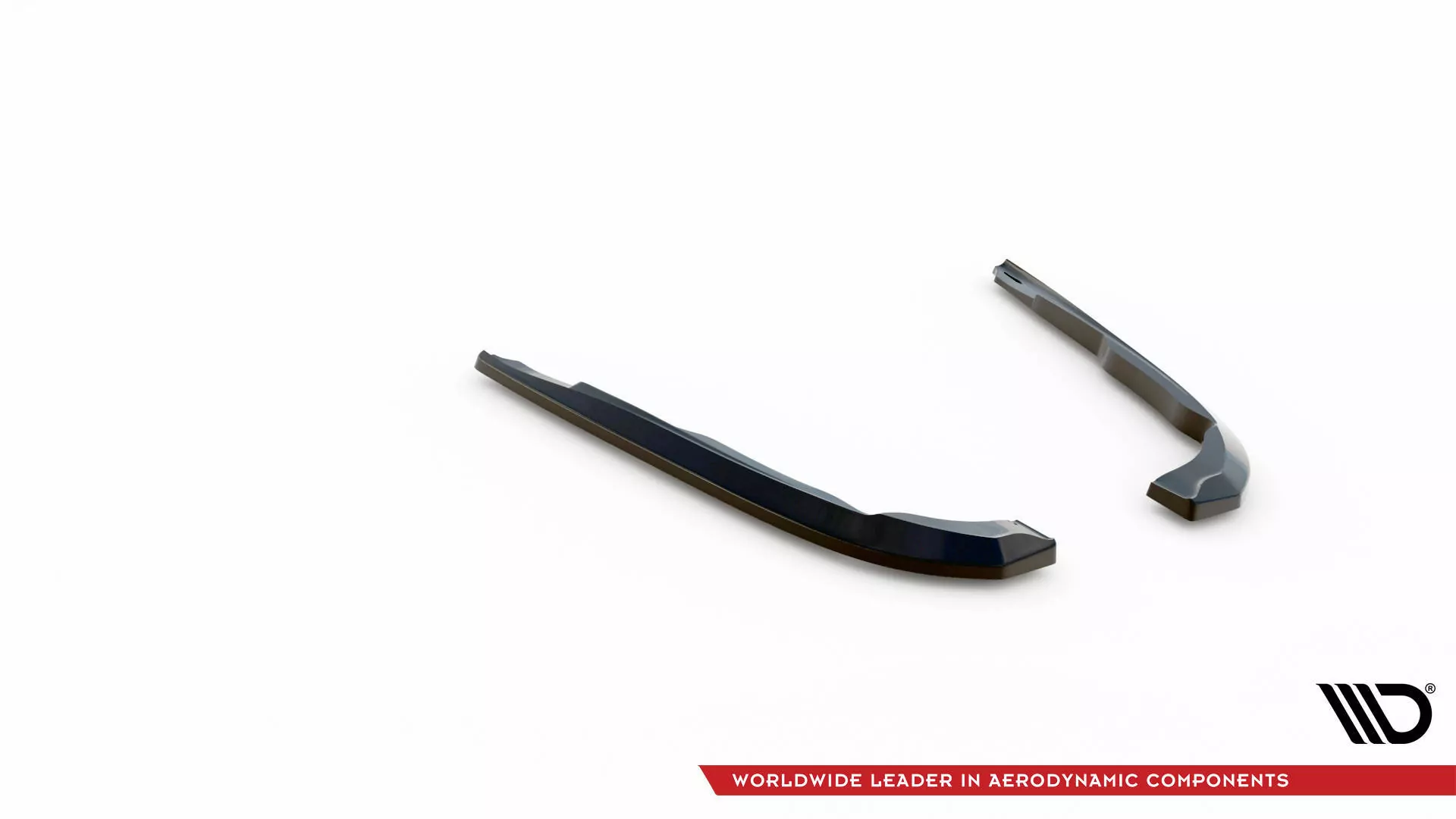 Heck Ansatz Flaps Diffusor V.1 Für Infiniti Q50 S Mk1 Schwarz Hochglanz
