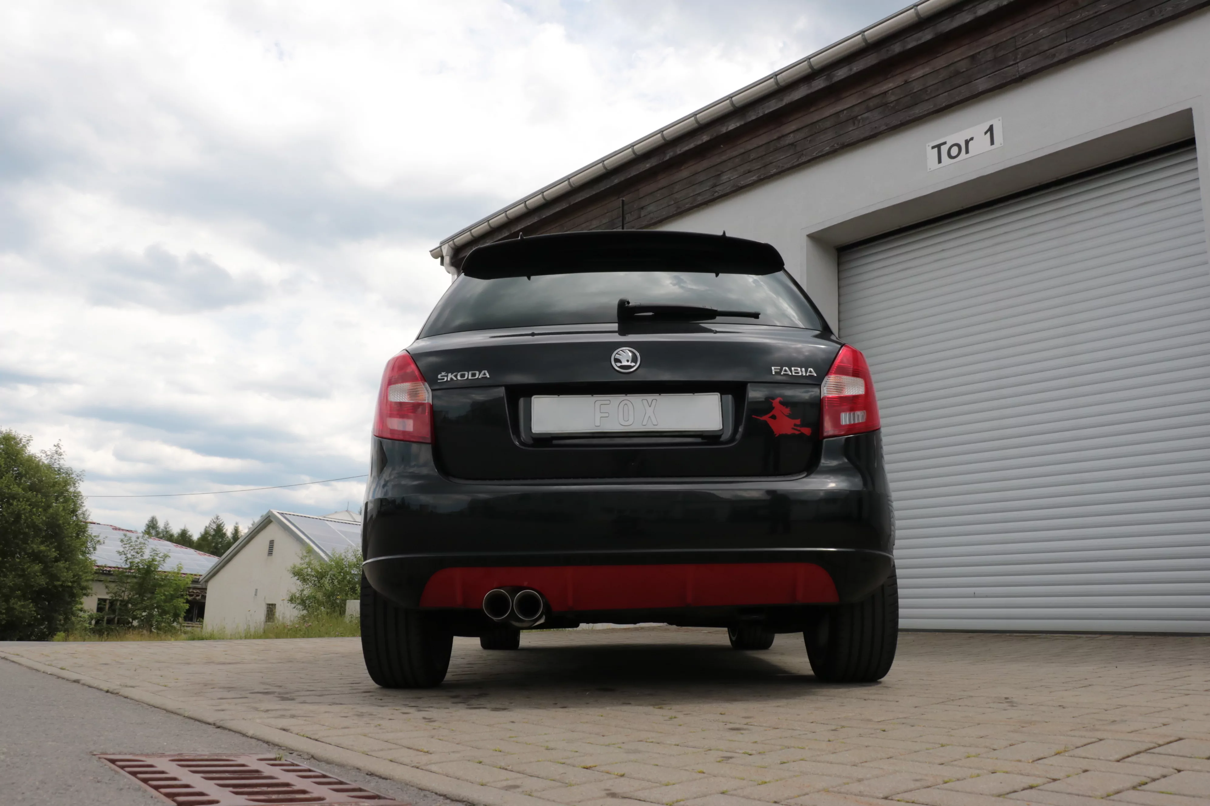 Skoda Fabia  Limousine  Endschalldämpfer - 2x76 Typ 25