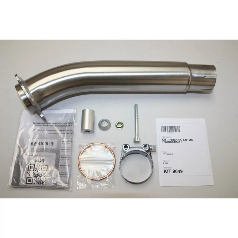 IXIL Hexoval Xtrem Silencer Stainless Steel / Aluminium Black - Yamaha YZF 600 Yhundercat - OY9049VSE