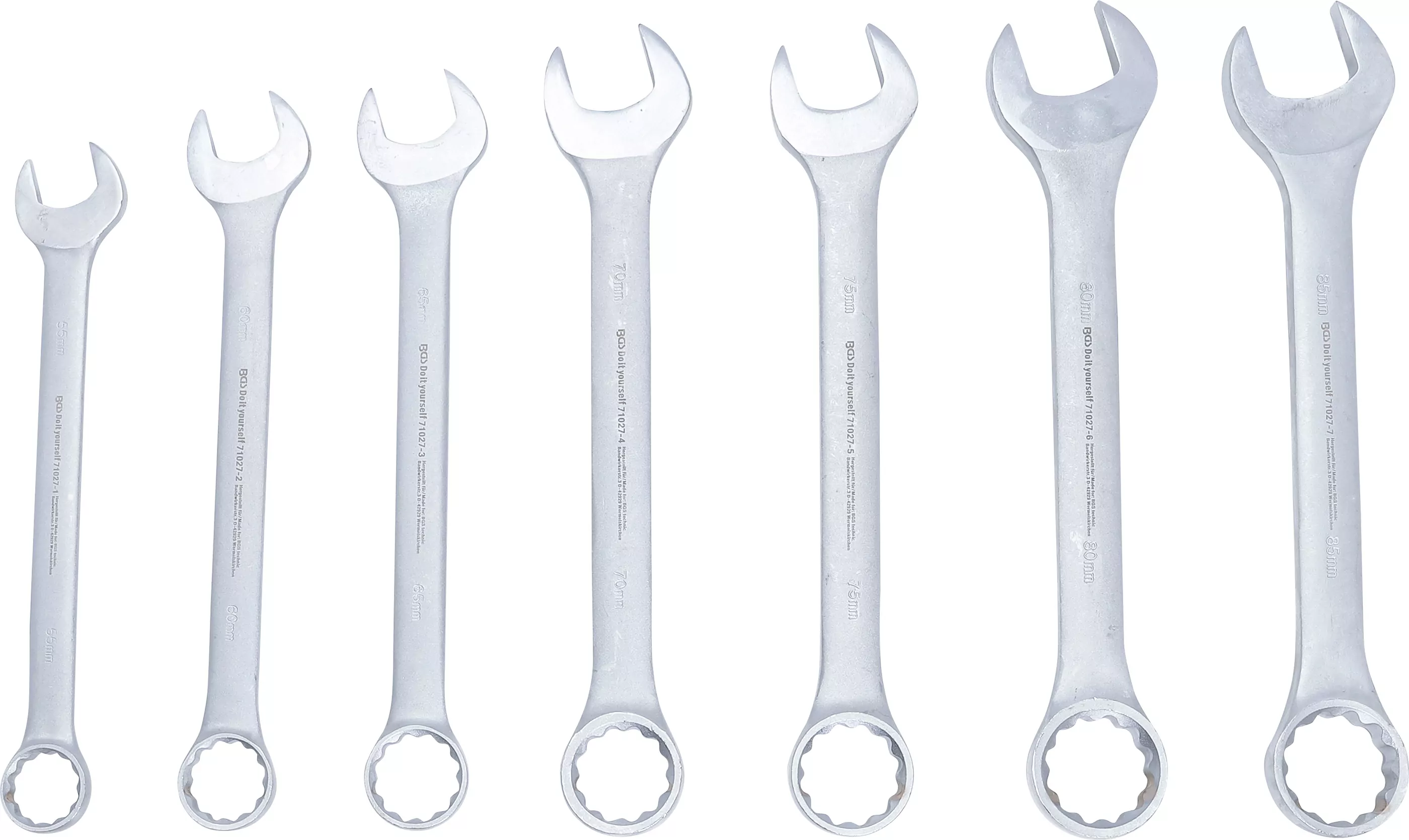 Maul-Ringschlüssel-Satz | XXL | SW 55 - 85 mm | 7-tlg.