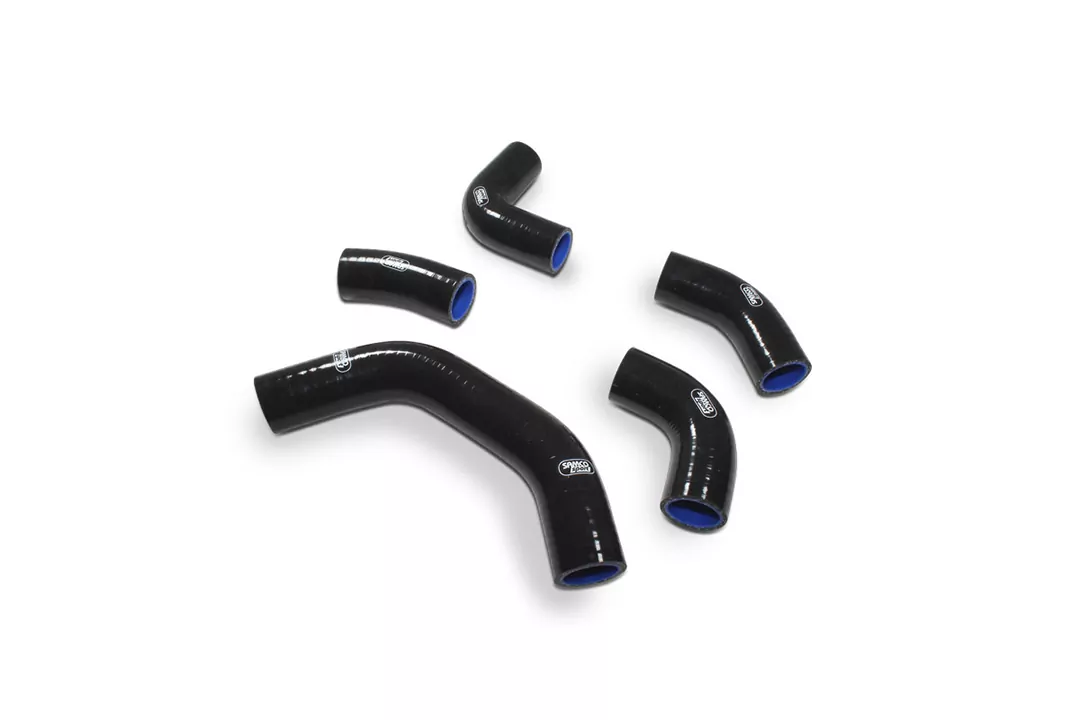 SAMCO SPORT Siliconschlauch Kit Race Bike Design schwarz für Kawasaki ZX10R Ninja ZX10RR Ninja Modelljahr 2021-2023