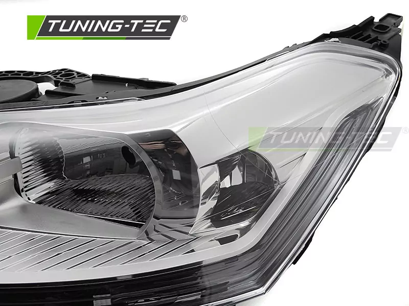 Headlight Chrome Left Side Tyc Fits Citroen C5 08-10