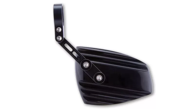 HIGHSIDER pro Bar End Mirror Wave Black/Black (Pair)