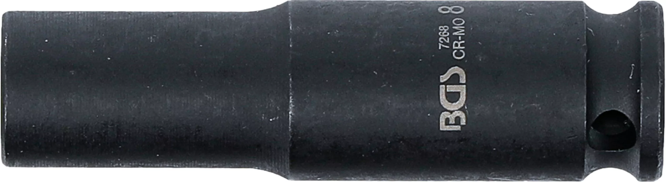 Kraft-Steckschlüssel-Einsatz Sechskant, tief | Antrieb Innenvierkant 6,3 mm (1/4") | SW 8 mm