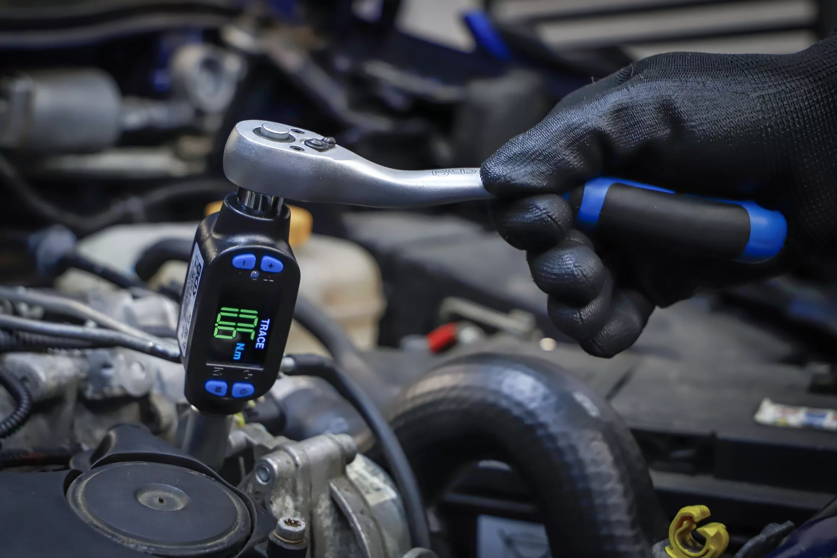 Digitaler Drehmoment-Adapter | 10 mm (3/8") | 27 - 135 Nm