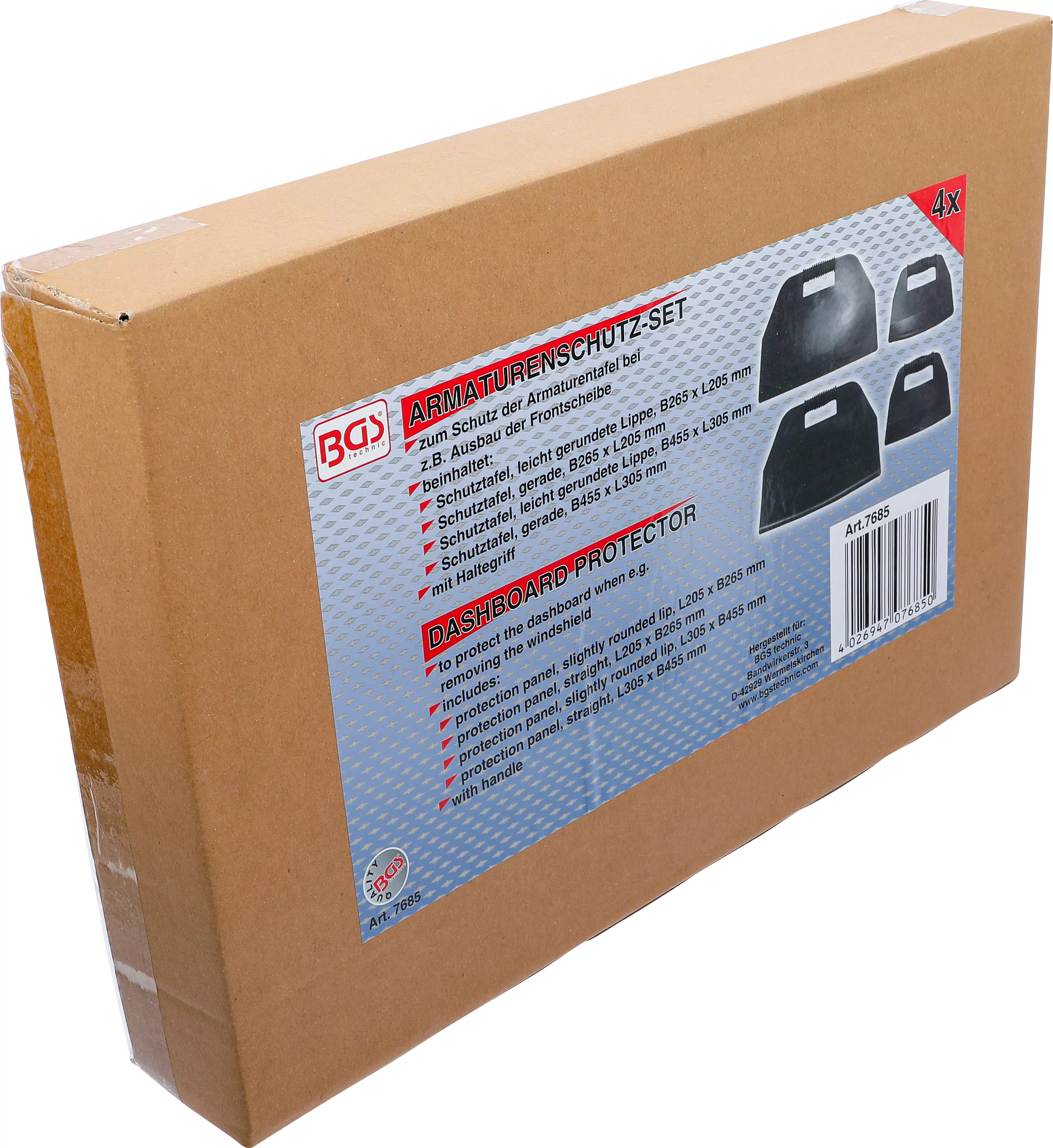 Armaturenschutz-Satz | 4-tlg.