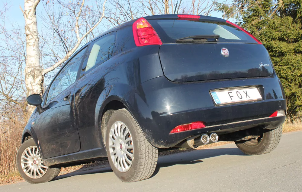 Fiat Grande Punto 199 - Benzin  Endschalldämpfer - 2x76 Typ 13
