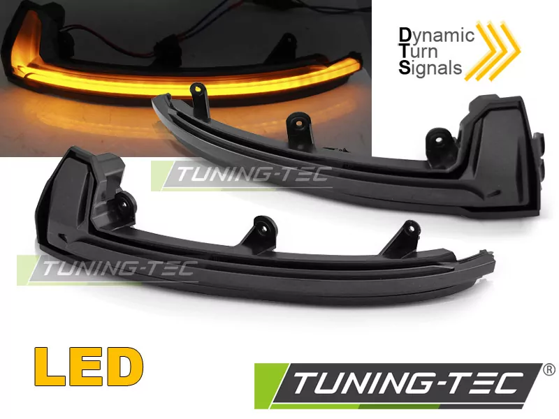 Side Direction In The Mirror Smoke Led Seq Fits  Porsche Cayenne Ii 15-17