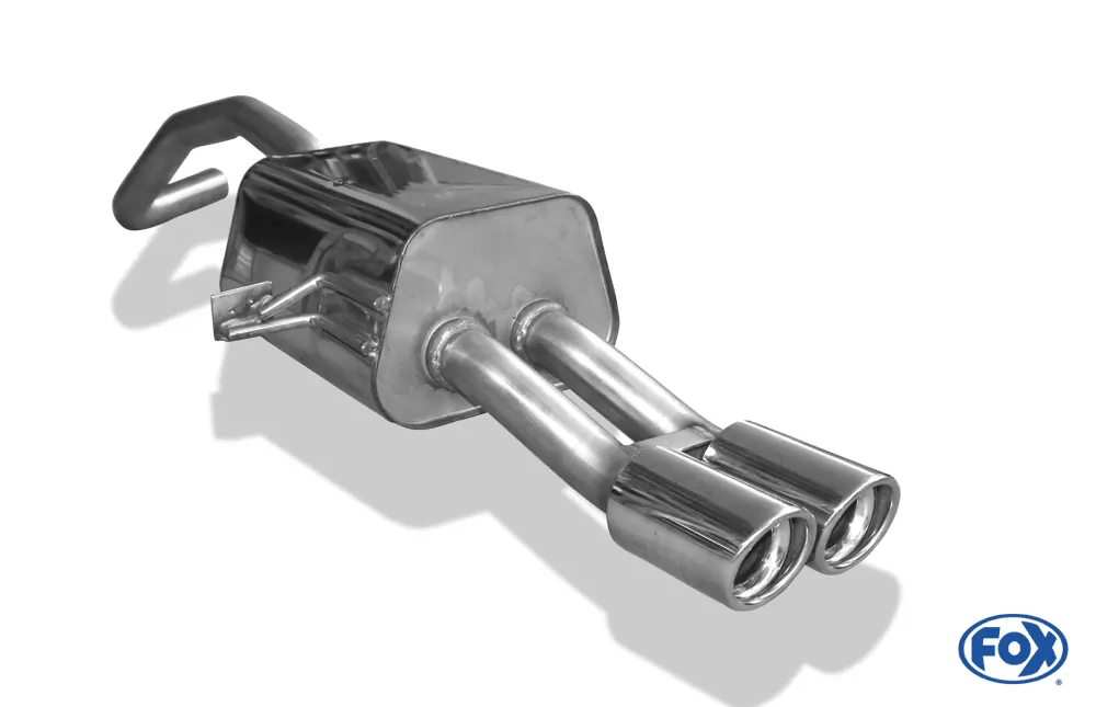 Renault Megane III Schrägheck/ Coupe  Endschalldämpfer - 2x80 Typ 17