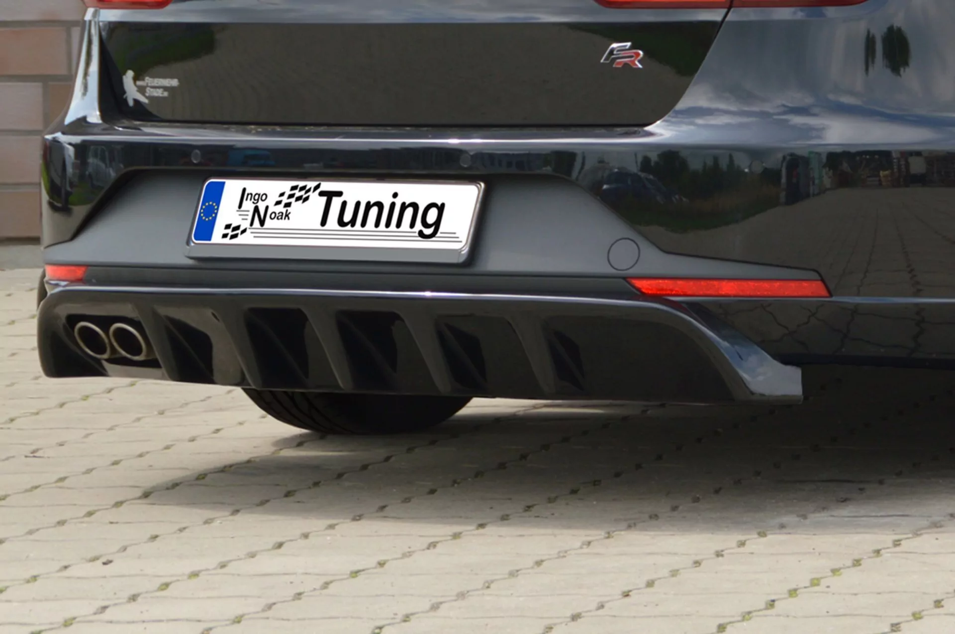 Heckansatz inkl. Heckdiffusor 3 tlg. für Seat Leon 3 5F ab Bj. 2013-