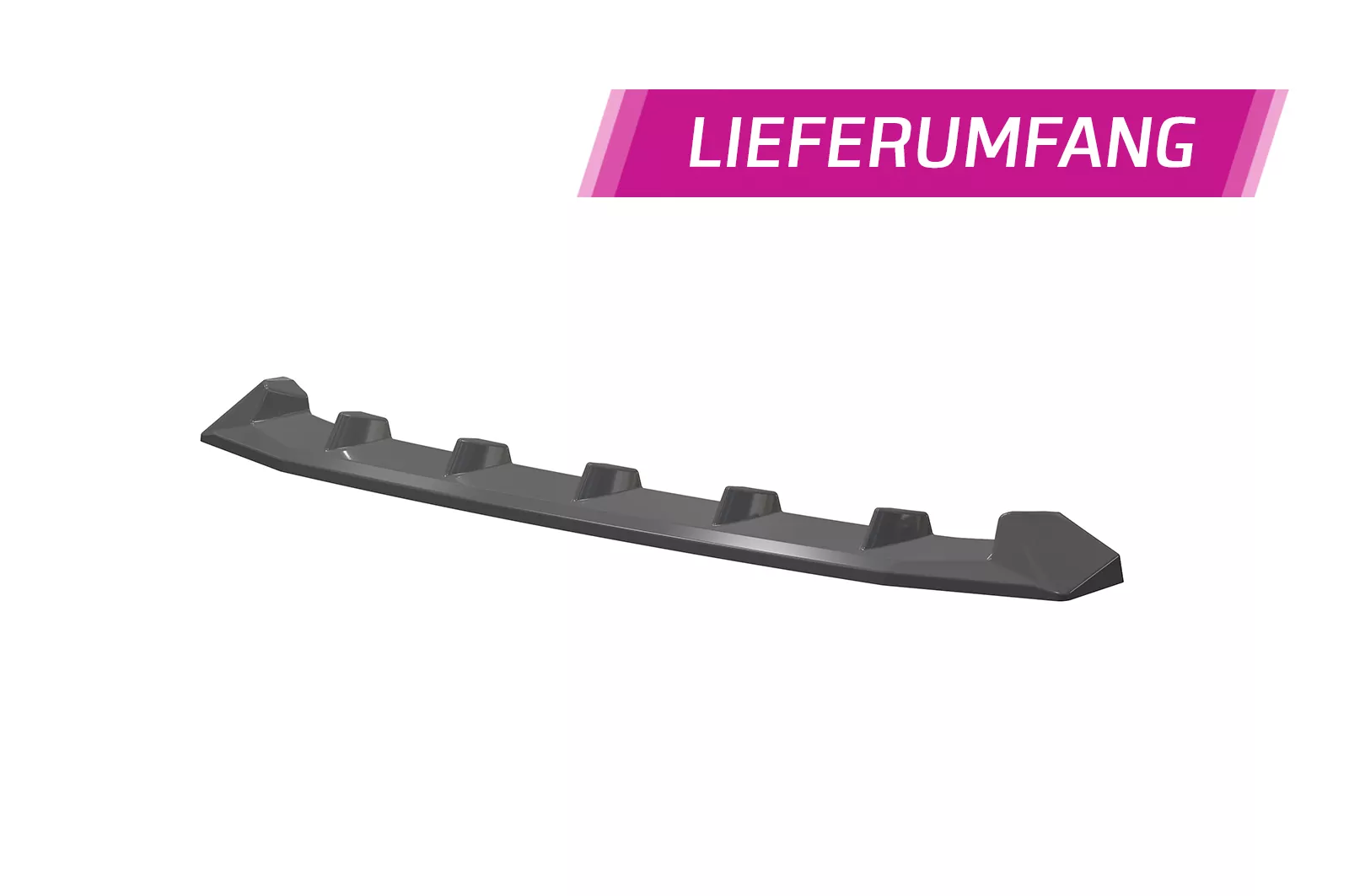 Cup-Spoilerlippe mit ABE für BMW X3 (F97) CSL678 Schwarz Strukturiert