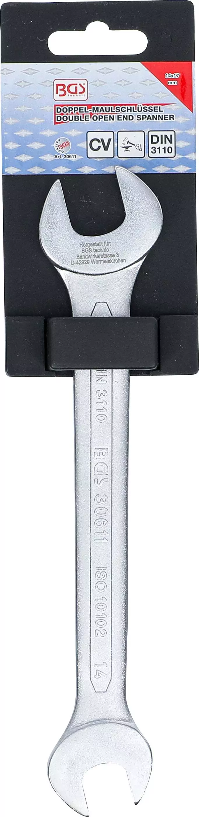 Doppel-Maulschlüssel | SW 14 x 17 mm