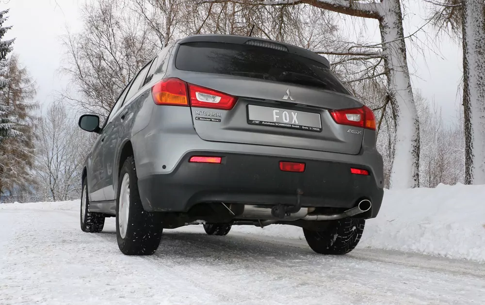 Mitsubishi ASX Frontantrieb - Typ GAO  Endschalldämpfer Ausgang rechts - 129x106 Typ 44