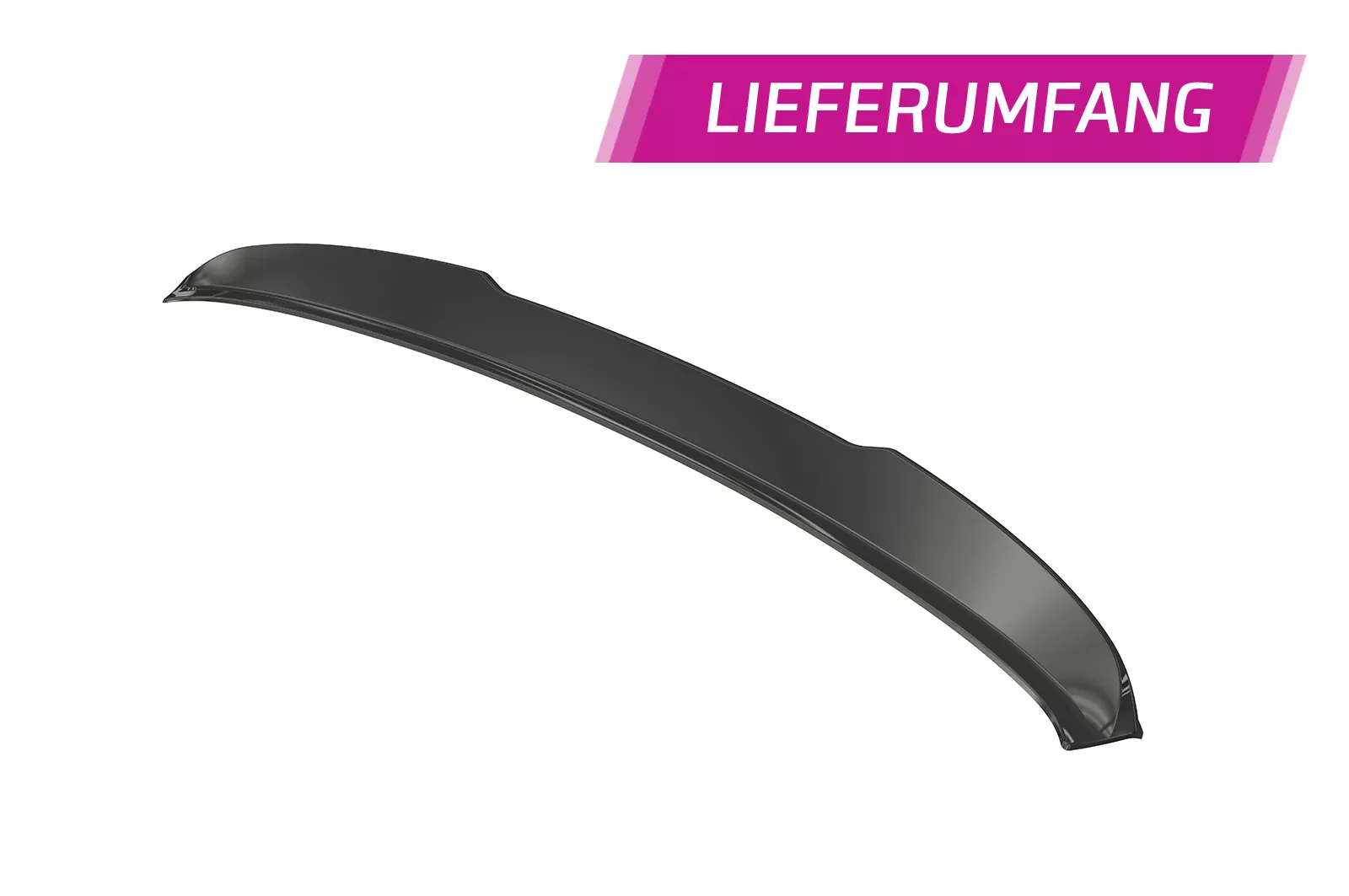 Heckflügel mit ABE für BMW X6 (G06) HF012 Schwarz Strukturiert