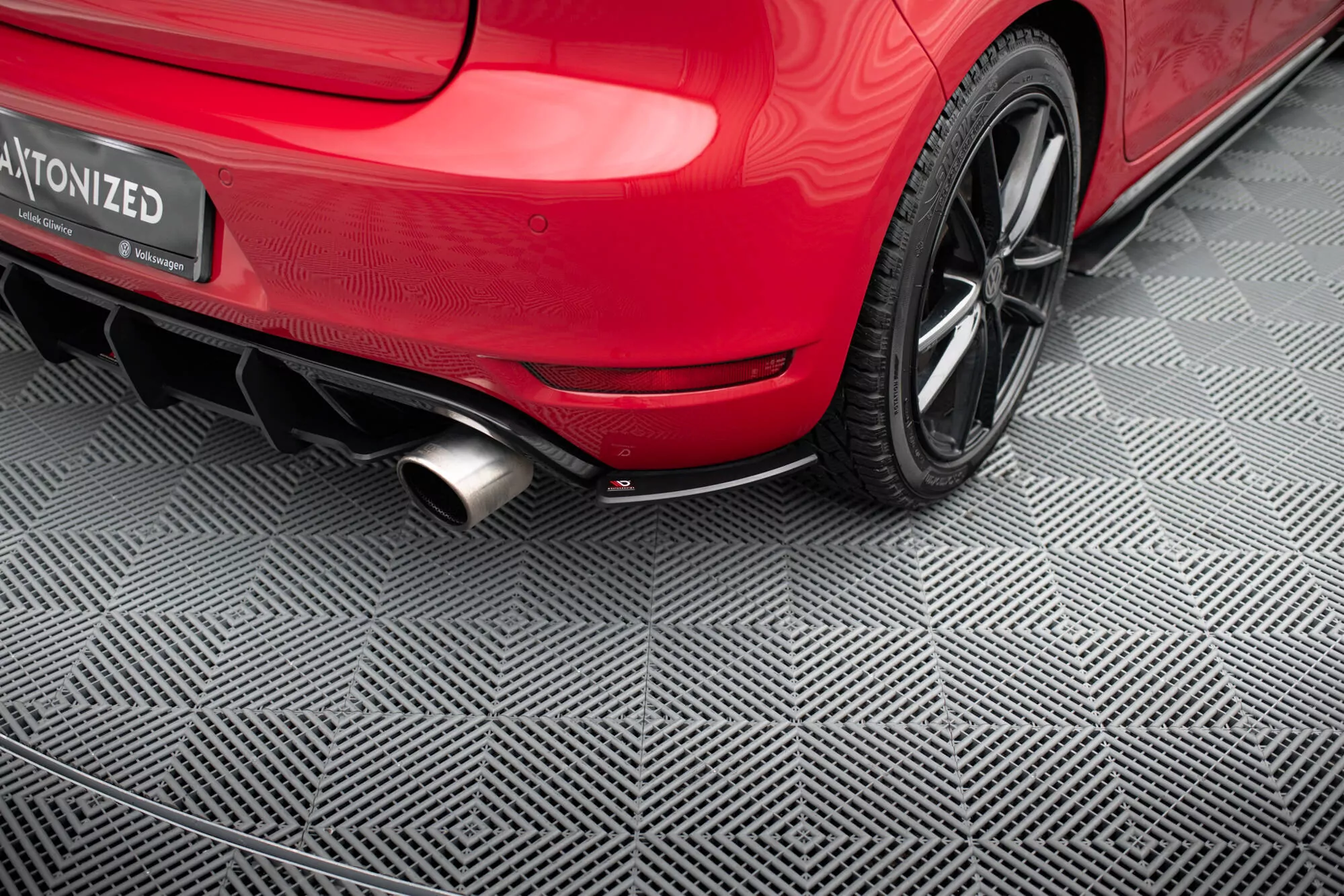 Robuste Racing Heck Ansatz Flaps Diffusor Für Volkswagen Golf GTI Mk6