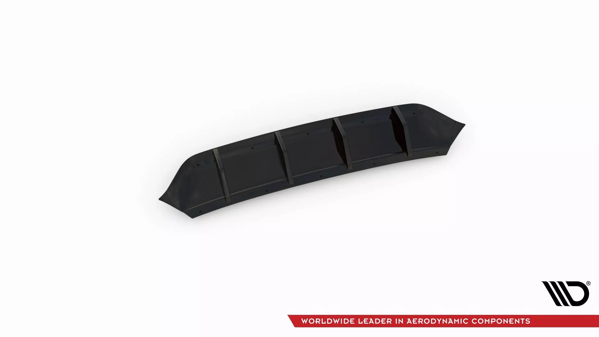 Diffusor Heck Ansatz Für Volkswagen Arteon R-Line Facelift Schwarz Hochglanz