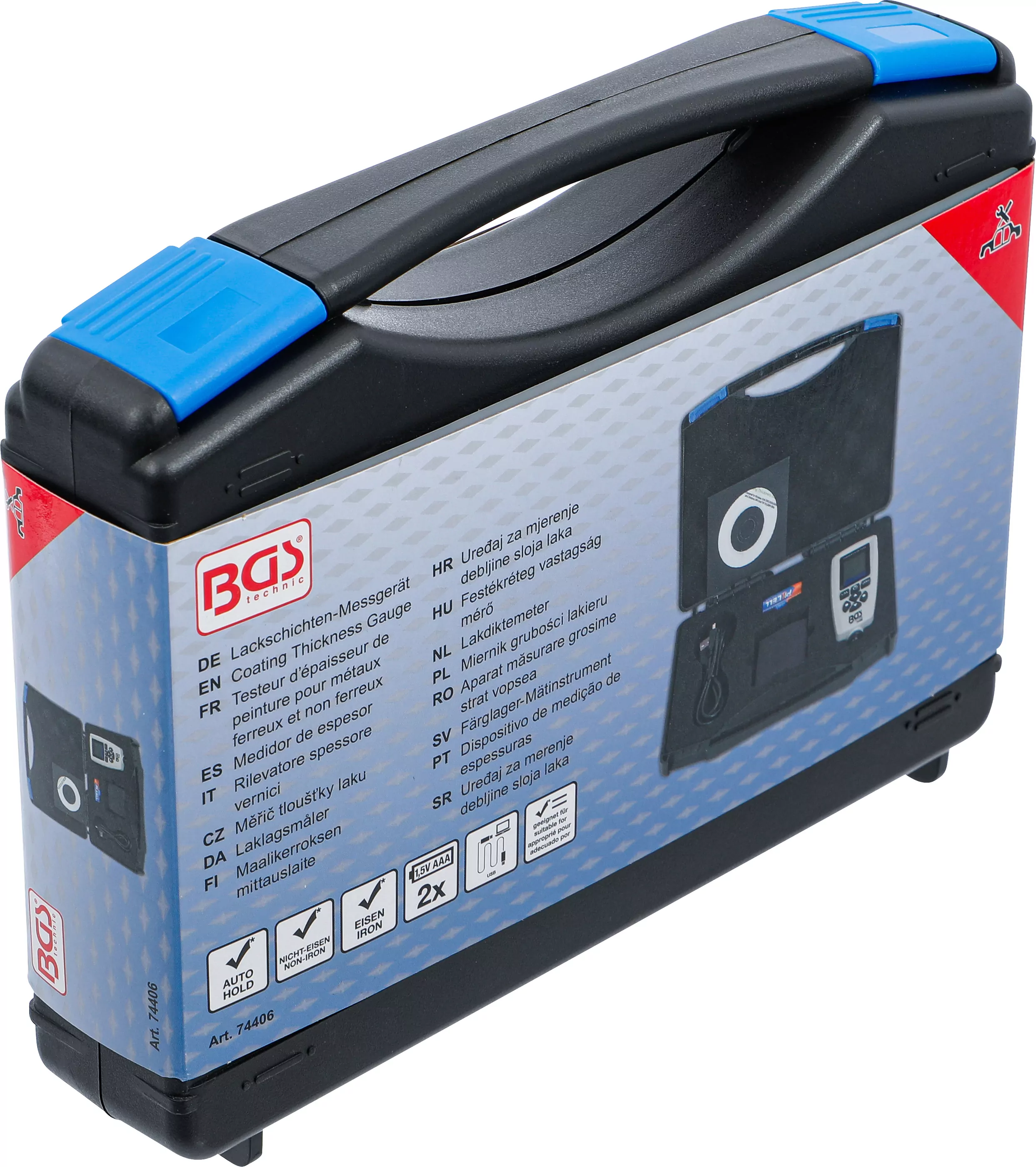 Lackschichten-Messgerät | für Eisen und Nicht-Eisen-Metalle