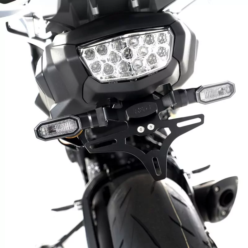 R&G Premium Kennzeichenhalter "SHORT Black" Suzuki GSX-S 1000 GT 2022- / GX 2024-