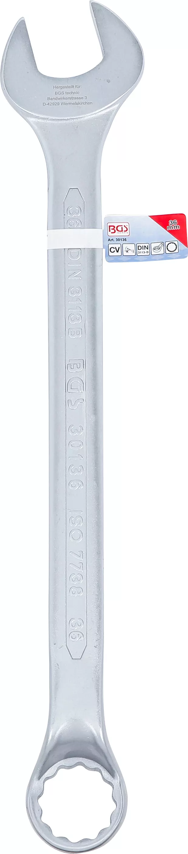 Maul-Ringschlüssel, gekröpft | SW 36 mm