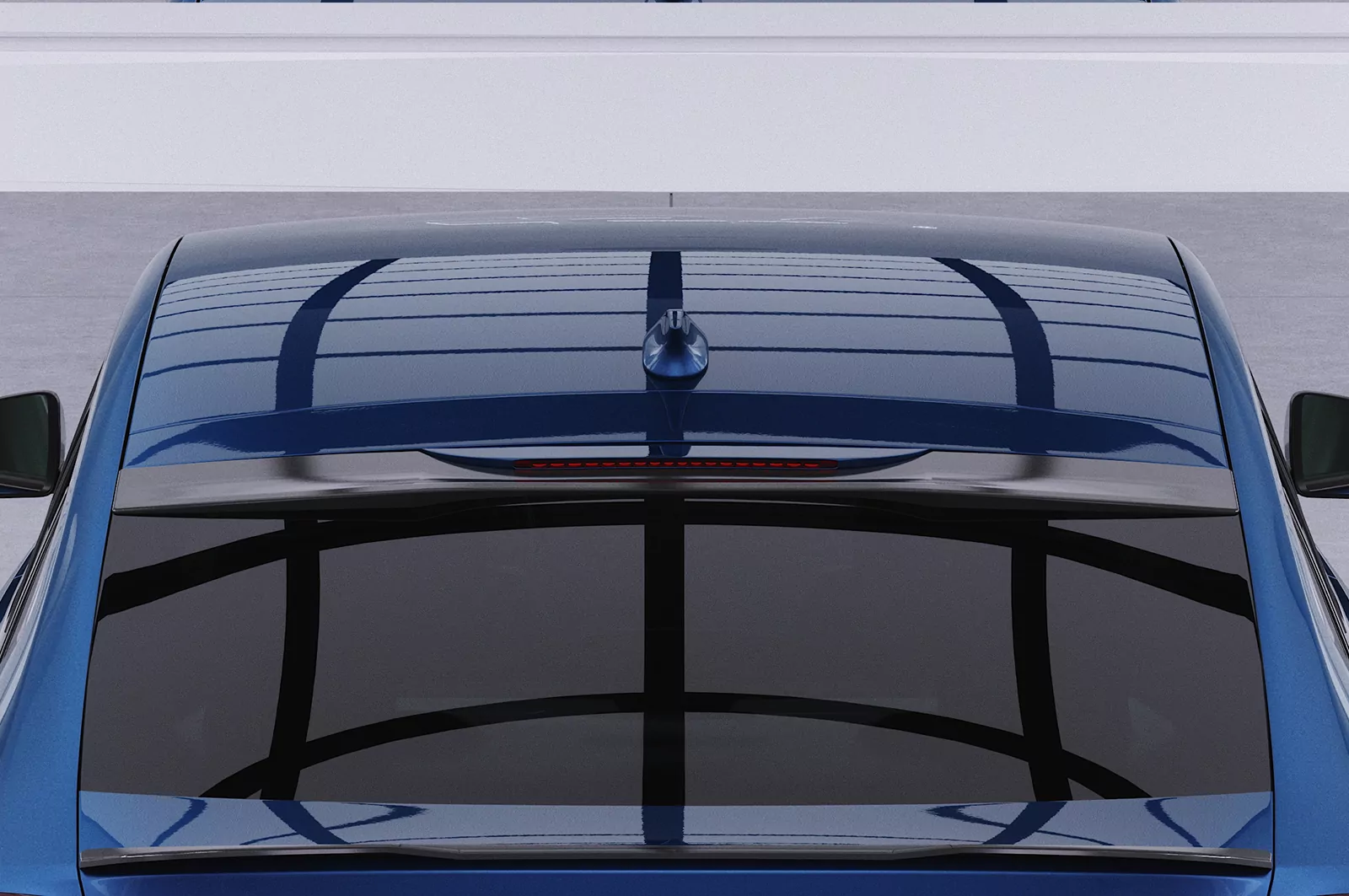 Heckscheibenblende für Opel Insignia B Grand Sport HSB082 Schwarz Strukturiert