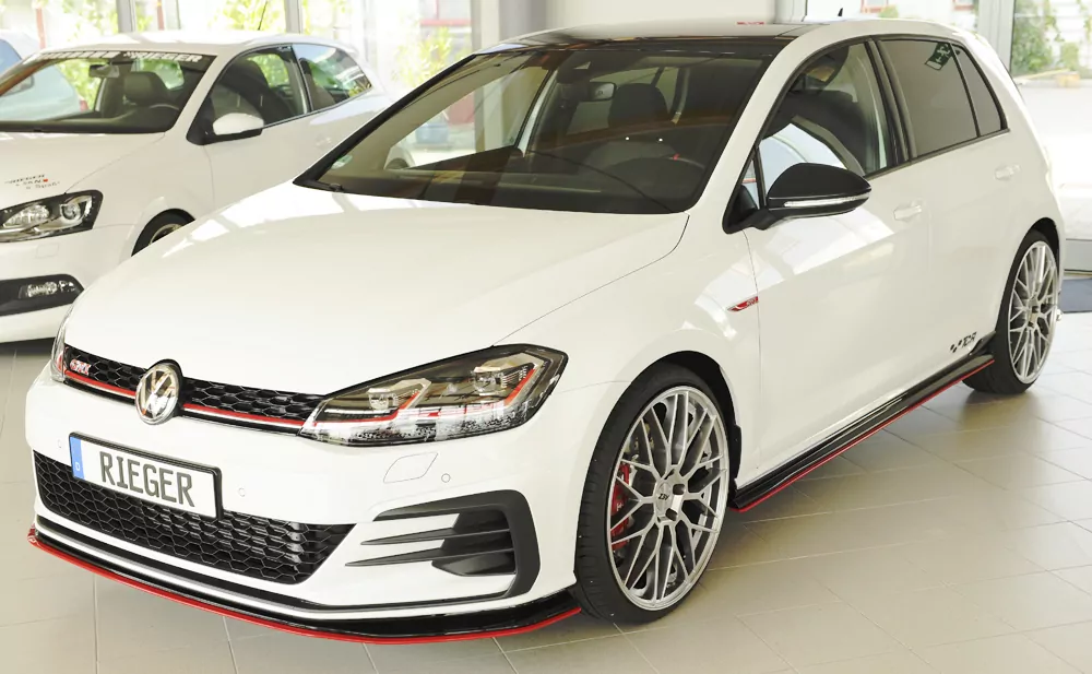 Rieger Seitenschwelleransatz für VW Golf 7 GTI-TCR | 5-tür. 01.19- für orig. GTI-TCR - Seitenschweller