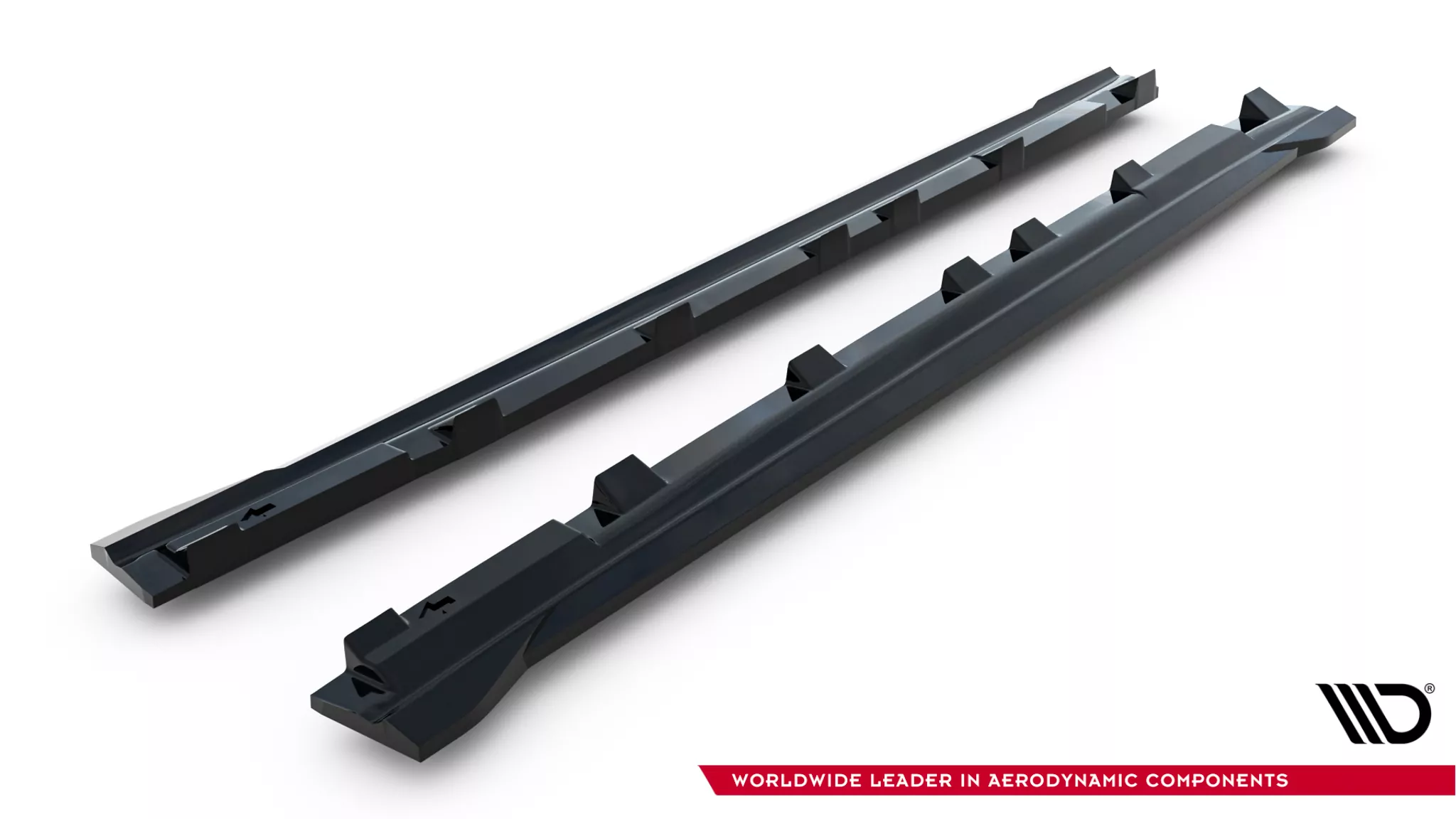 Seitenschweller Ansatz Für Mercedes-Benz GLS AMG-Line X167 Facelift Schwarz Hochglanz