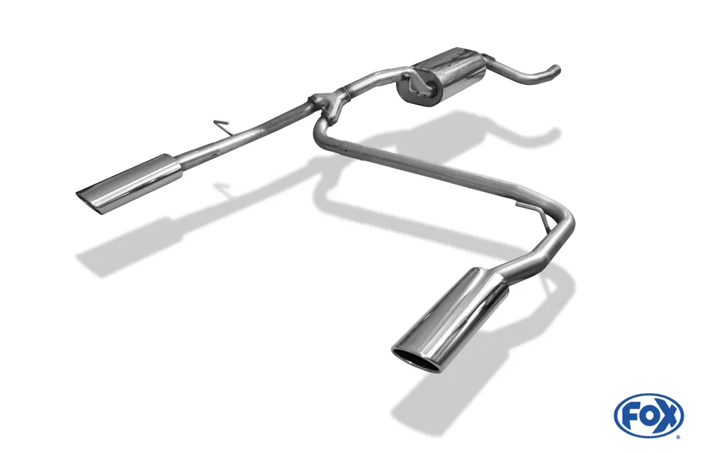 Ford Focus III Ecoboost - Turnier/ Kombi  Endschalldämpfer Ausgang rechts/links - 106x71 Typ 32 rechts/links