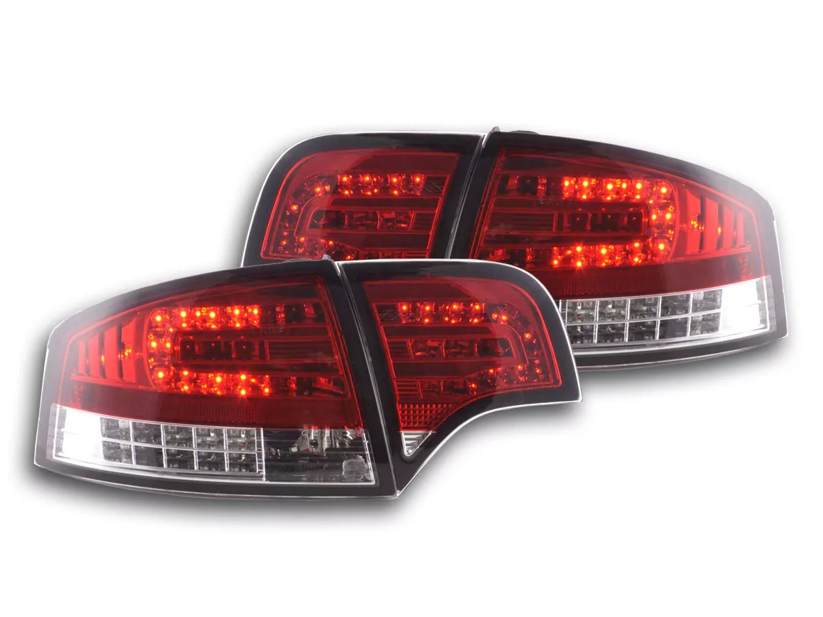 LED Rückleuchten Set Audi A4 Limousine Typ 8E Bj. 04-07 rot/klar