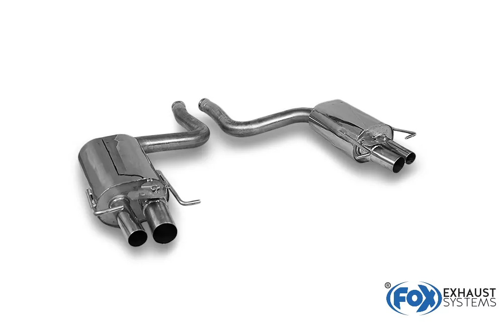 Mercedes C-Klasse 205 AMG C63 S  Endschalldämpfer rechts/links inkl. Abgasklappen - Endrohre sitzen in der originalen Stoßstange - Für Fahrzeuge mit originaler Performance Anlage