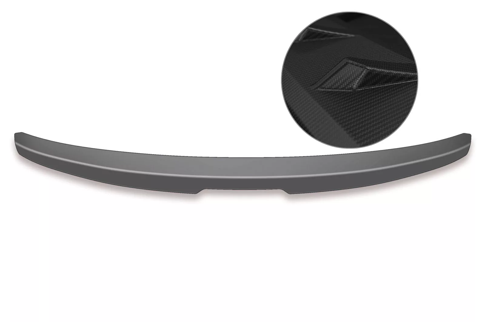 Heckflügel mit ABE für Audi A1 GB HF569-M Carbon Look (matt)