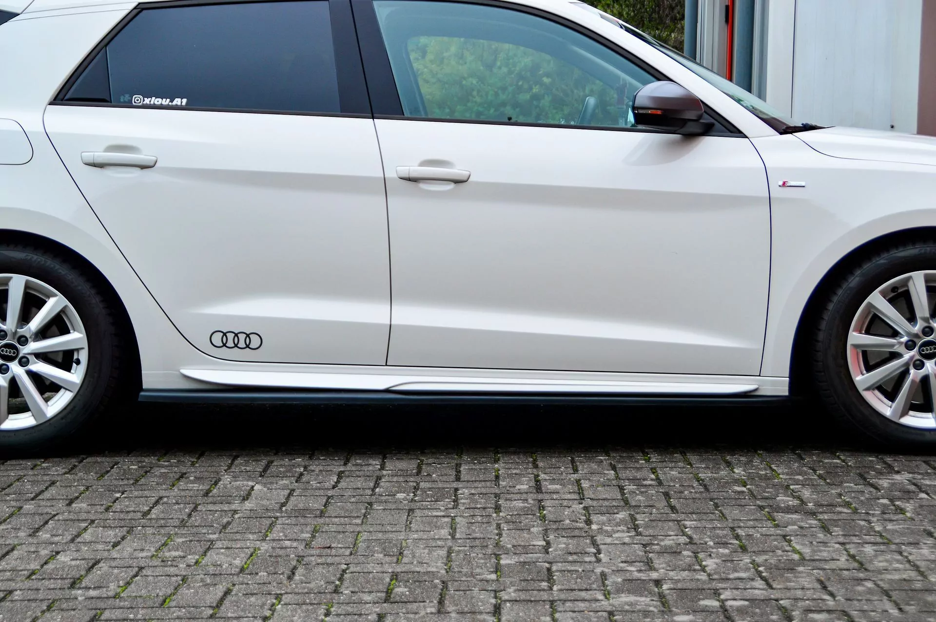 CUP Seitenschweller aus ABS für Audi A1 GB Sportback S-Line ab Bj.2018-