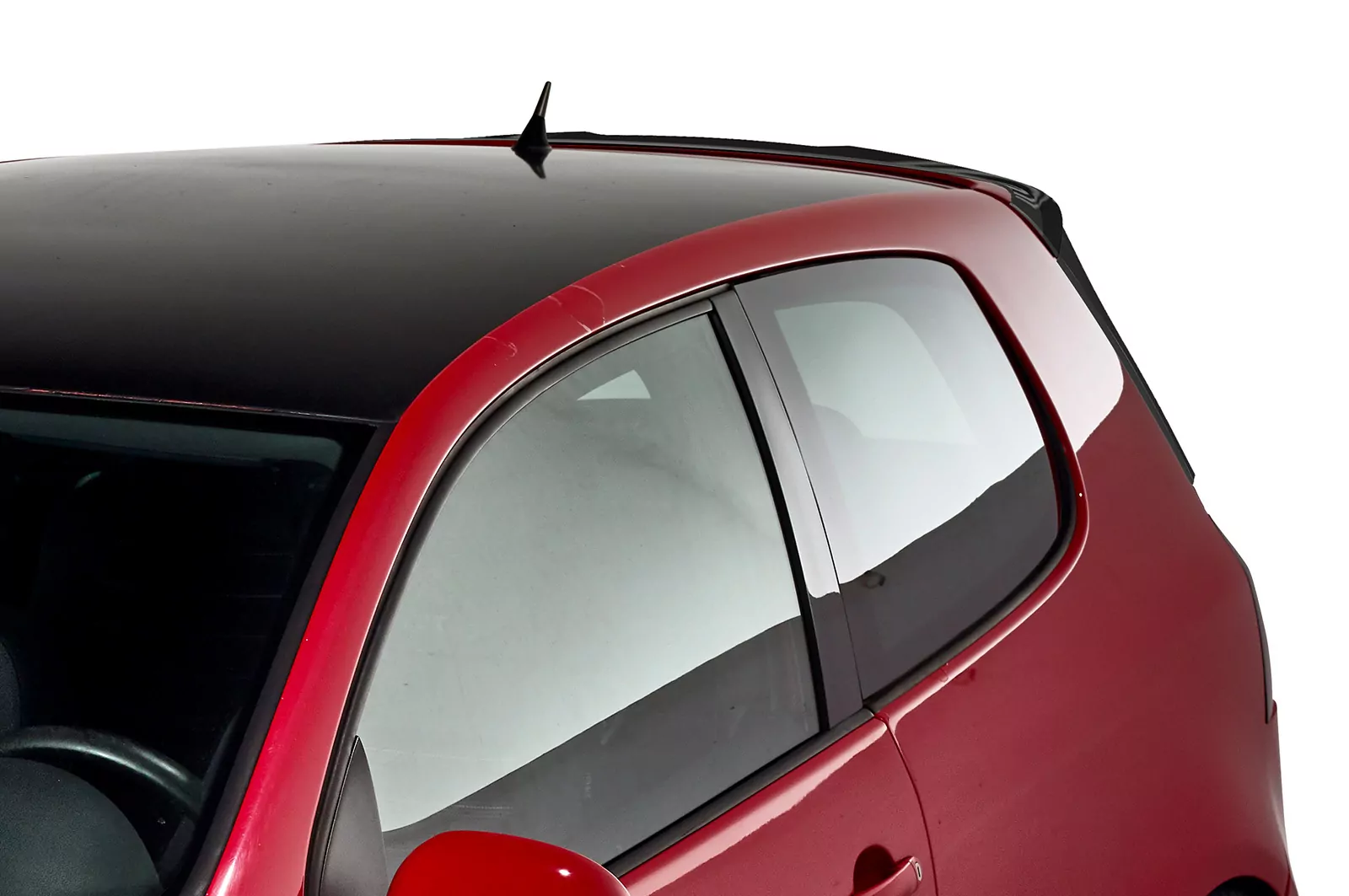 Heckflügel mit ABE für VW Golf 5 (Typ 1K) GTI / R32 HF643 Strukturiert (schwarz matt)